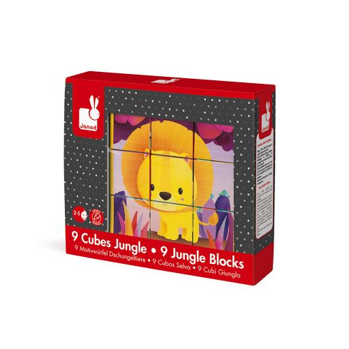 KUBKID 9 Cubes ANIMAUX DE LA JUNGLE