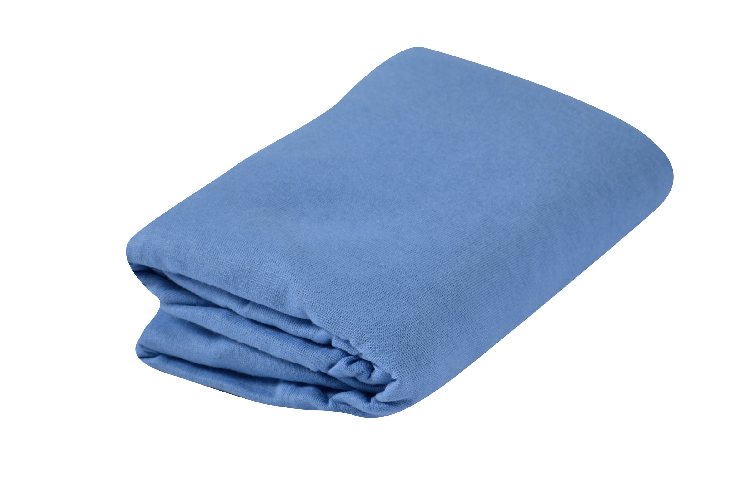 Drap Housse 100% Coton Pour Poussette Bébé - Dimensions 40 X 80 Cm, Couleur Bleu (label Oeko-Tex)