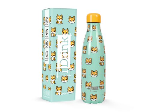 Bouteille isotherme i-total i-drink shiba Gourde isotherme en acier inoxydable école rentrée des classes école boutique enfant saint pierre reunion 974