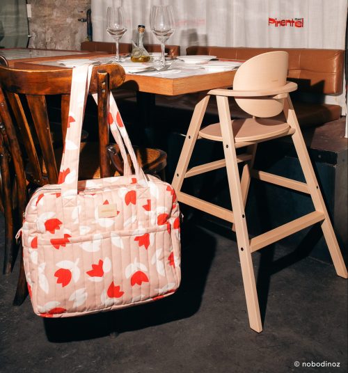 Sac à langer en coton bio imperméable HYDE PARK nouveauté nobodinoz officiel ile de la reunion 974 livraison sainte marie st pierre