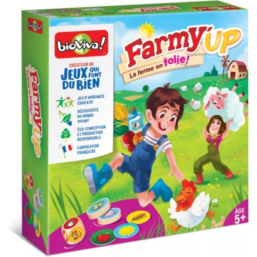 FARMY UP jeu de rapidité jeu de stratégie jeu de société à partir de 5 ans magasin de jouets à st pierre 97410 livraison LA REUNION 974 et France métropolitaine