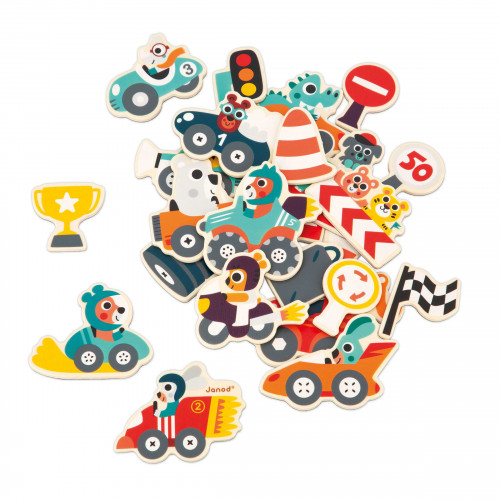 magnets BOLID éveil accessoire tableau magnétique magasin de jouet en bois revendeur officiel JANOD Livraison la réunion 974 Saint-Pierre 97410