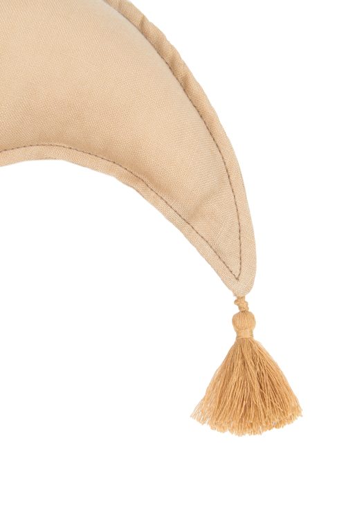Coussin Lune en lin Français lavé revendeur officiel nobodinoz ile de la reunion 974 boutique déco enfant coton bio