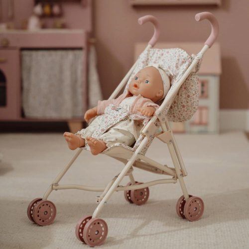 poussette pliante en métal FLOWERS revendeur officiel LITTLE DUTCH magasin de jouets en bois à St Pierre 97410 livraison LA REUNION 974 centre commercial duparc ste marie