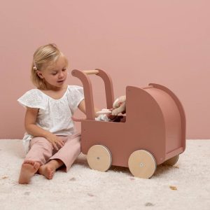 Landau combiné MIKA Fleurs pour poupée - Rose - Enfant - 70.99 Landau combiné MIKA Fleurs pour poupée - Rose - Enfant - 70.99