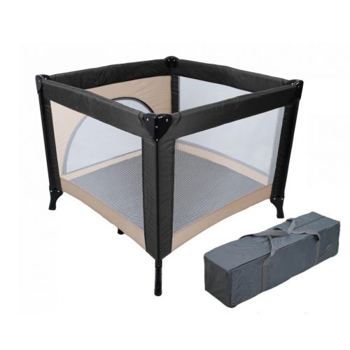 parc pliant pour bébé couleur BEIGE avec ouverture latérale