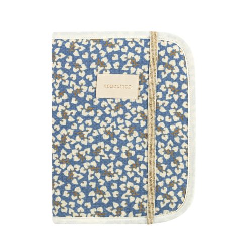 Protège carnet de santé en coton bio NID D'ABEILLE nouveauté nobodinoz officiel ile de la reunion 974 livraison sainte marie st pierre boutique bébé et puericulture 974