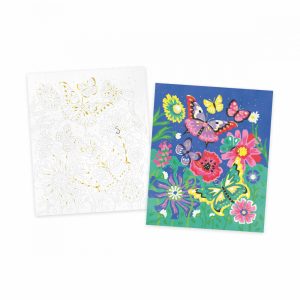 Kit de peinture par numéros pour adultes et débutants - Motif papillon - Kit de peinture à l'huile avec pinceaux - Décoration d'intérieur - Cadeaux pour femmes - 50 x 40 cm