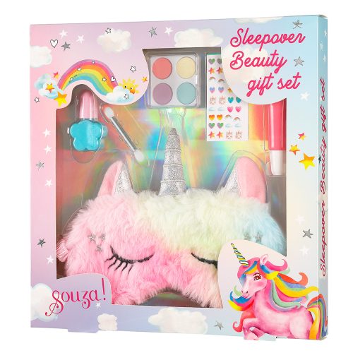 Set de Maquillage et masque de nuit LICORNE boutique pour enfant idée cadeau 974 st pierre reunion Ste marie