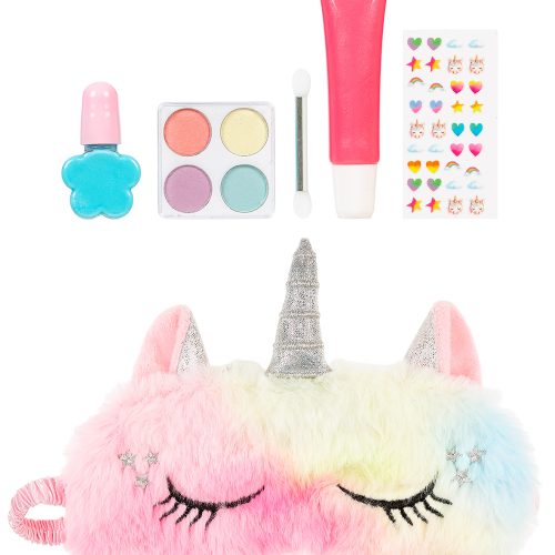 Set de Maquillage et masque de nuit LICORNE boutique pour enfant idée cadeau 974 st pierre reunion Ste marie
