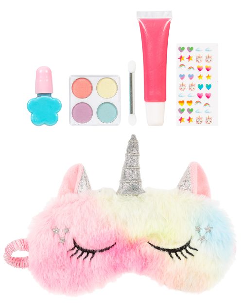 Coffret Cadeau Licorne Fille 4-10 Ans – Carnet à Clé, Oreiller Lumineux étoile, Gourde, Bijoux Et Accessoires – Idéal Anniversaire