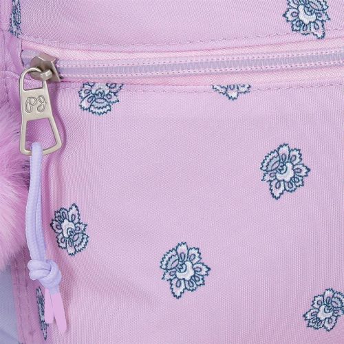 Sac scolaire pour un enfant en école primaire du CP au CM2 ou collège à roulettes amovible de bonne qualité et solide revendeur sac école boutique pour enfant st pierre st denis 974 ile de la reunion PEPE JEANS LILAS FILLE