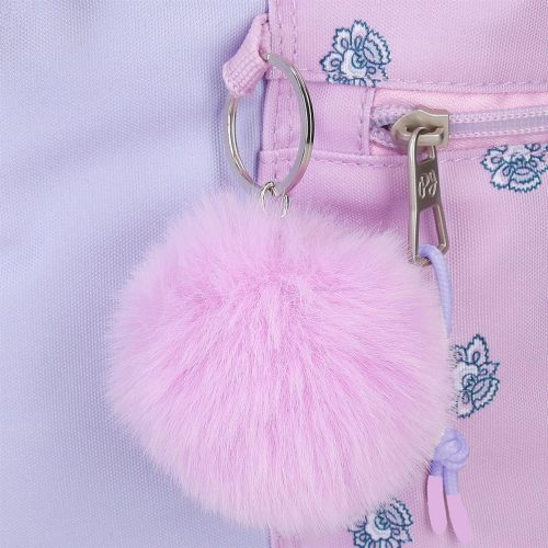 Sac scolaire pour un enfant en école primaire du CP au CM2 ou collège à roulettes amovible de bonne qualité et solide revendeur sac école boutique pour enfant st pierre st denis 974 ile de la reunion PEPE JEANS LILAS FILLE