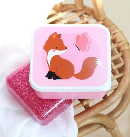 Lot de 4 boîtes à goûter AMIS DE LA FORÊT