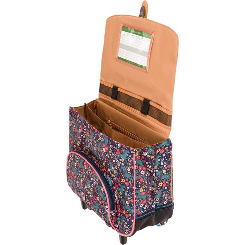Cartable trolley ALBA MULTICOLORE revendeur officiel TANN'S rentrée scolaire livraison la réunion 974 magasin à st pierre 97410 et Duparc Sainte Marie 97438