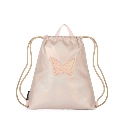 Sac de gym Papillon Irisé ROSE ecole primaire Rentrée des classes Maternelle boutique pour enfant saint pierre st denis ILE DE LA REUNION rentrée des classes écoles livraison 974 revendeur officiel caramel et Cie
