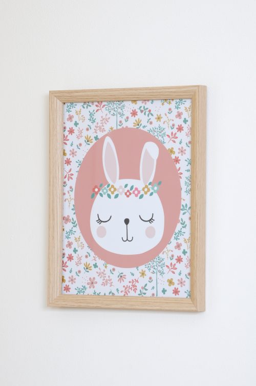 Cadre tableau LAPIN PIMPRENELLE magasin de décoration enfant saint pierre ile de la réunion livraison dom réunion
