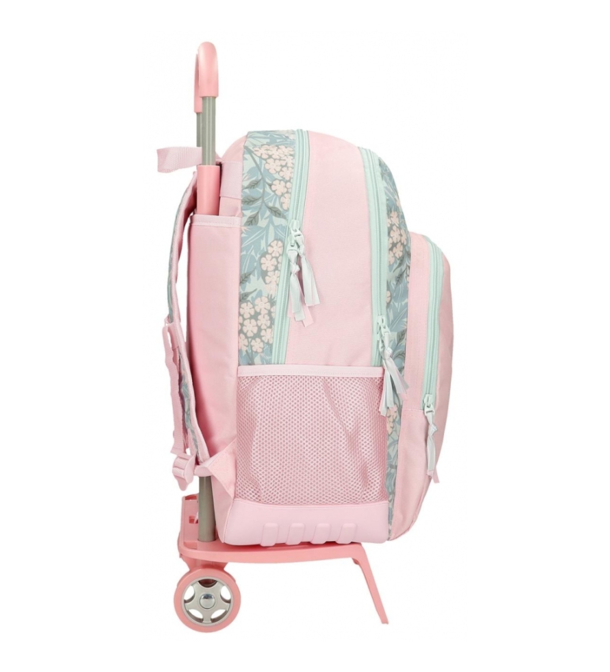 Sac à dos à roulettes pour école primaire cartable de qualité boutique pour enfant saint pierre ILE DE LA REUNION rentrée des classes écoles livraison 974 Spring rose fille
