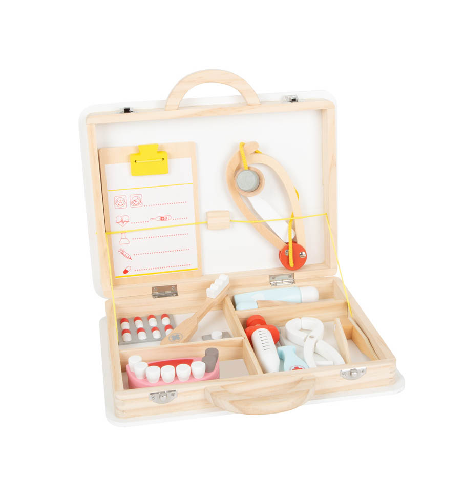 Mallette de DOCTEUR ET DENTISTE 2 en 1 magasin de jouet en bois saint pierre ile de la reunion livraison sur toute l'ile