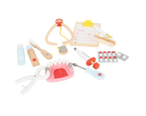Mallette de DOCTEUR ET DENTISTE 2 en 1 magasin de jouet en bois saint pierre ile de la reunion livraison sur toute l'ile