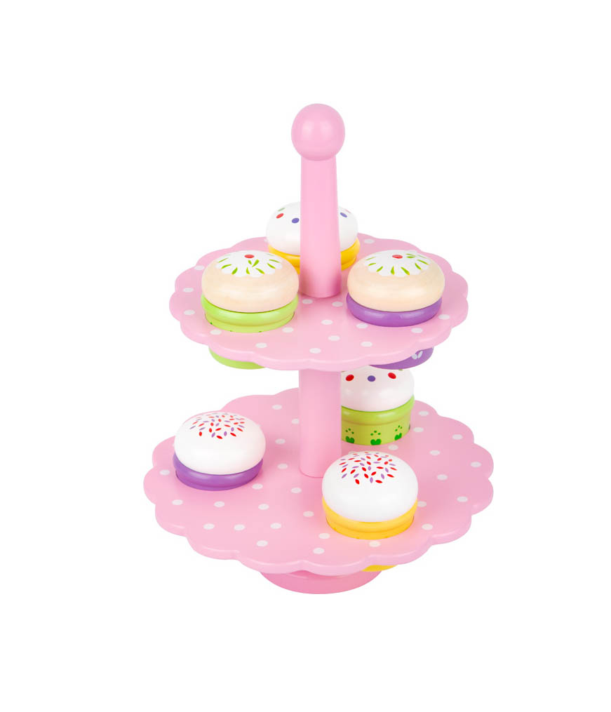 Présentoir à MUFFINS concept store enfant de jouet en bois ile de la reunion saint pierre