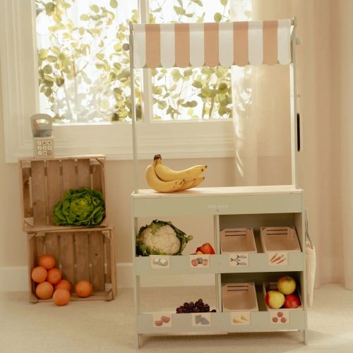 Cuisine enfant en bois vert menthe LITTLE DUTCH jeu imitation magasin de jouet en bois à st pierre 97410 livraison REUNION 974