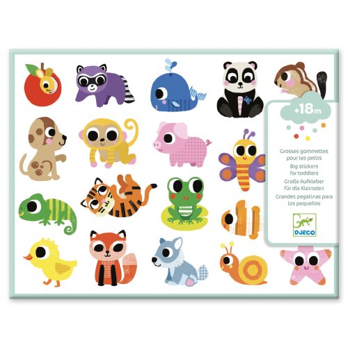 Set créatif, loisirs créatifs, gommettes grosses gommettes boutique de jouets enfant et petit ile de la reunion 974 DJECO