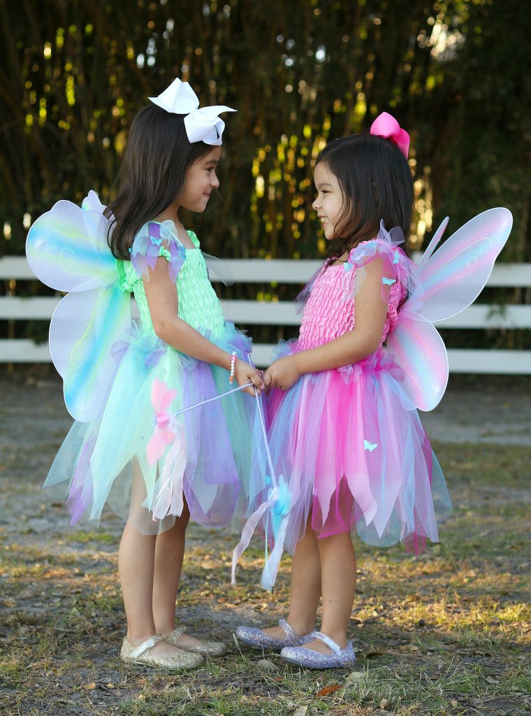 Set Ailes De Fée Avec Baguette, Couronne De Fleurs, Oreilles D’elfe – Costume Léger Pour Cosplay, Fête, Halloween – Adulte Et Enfant