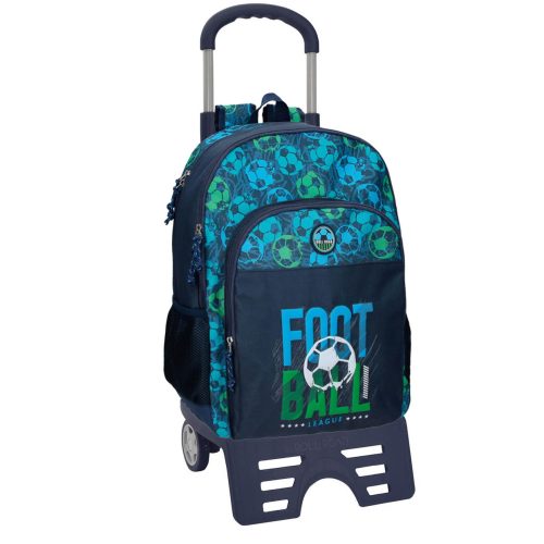 Sac scolaire pour un enfant en école primaire du CP au CM2 ou collège à roulettes amovible de bonne qualité et solide revendeur sac école boutique pour enfant st pierre st denis 974 ile de la reunion FOOTBALL