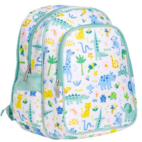 Sac maternelle isotherme rentrée des classes magasin enfant st pierre 97410 livraison la Réunion 974 ANIMAUX DE LA JUNGLE MENTHE