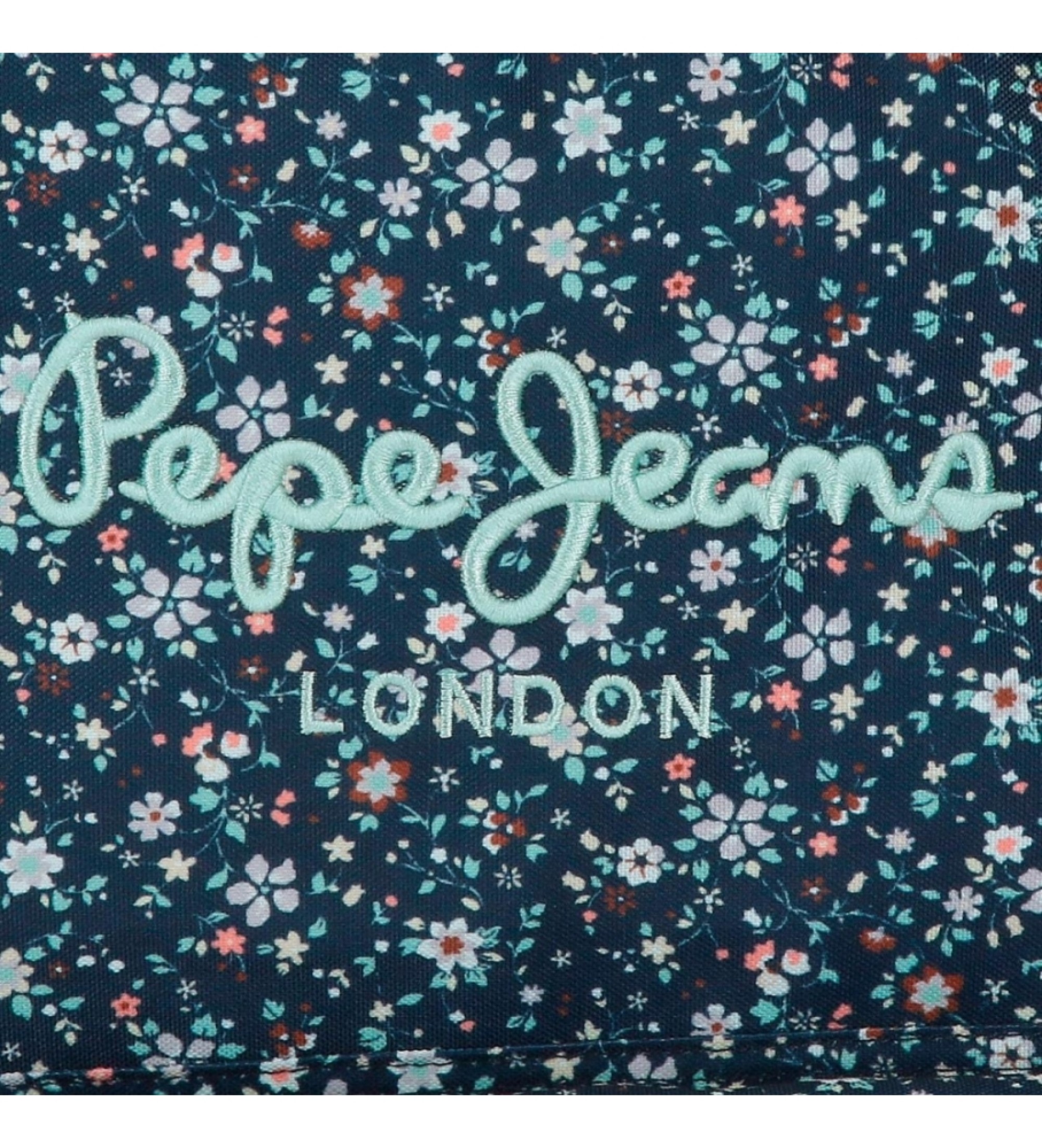 Sac à dos à roulettes pour école primaire cartable de qualité boutique pour enfant saint pierre ILE DE LA REUNION rentrée des classes écoles livraison 974 PEPE JEANS BLUE FLOWERS