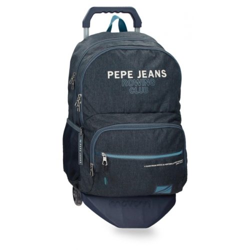 Sac à dos à roulettes pour école primaire cartable de qualité boutique pour enfant saint pierre ILE DE LA REUNION rentrée des classes écoles livraison 974 PEPE JEANS club garçon