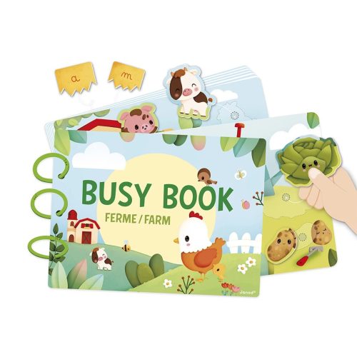 Busy book ferme revendeur officiel JANOD à la Réunion livre d'activité magasin de jouets à st pierre 97410 Duparc ste marie 97438 LIVRAISON la reunion 974 livraison FRANCE METROPOLITAINE