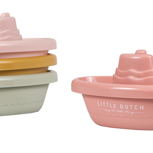 Bateaux de Bain à Empiler ROSE jouet de bain magasin pour enfant et bébé saint pierre reunion 974 97410
