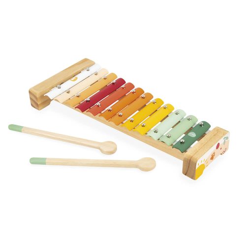 Tambourin Sunshine Goki - Instrument En Bois Et Métal Pour Enfants Dès 3 Ans