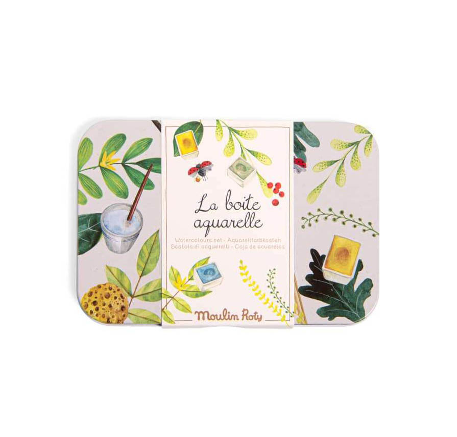 boite peinture aquarelle LE JARDIN DU MOULIN revendeur MOULIN ROTY saint pierre reunion magasin de jouet pour enfant ile de la reunion 974