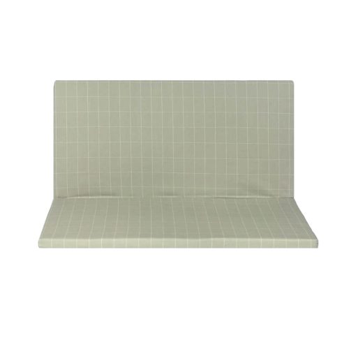 matelas de sol bebop pliable Green grid tapis bébé enfant revendeur officiel Nobodinoz magasin de déco chambre enfant 974 La Reunion