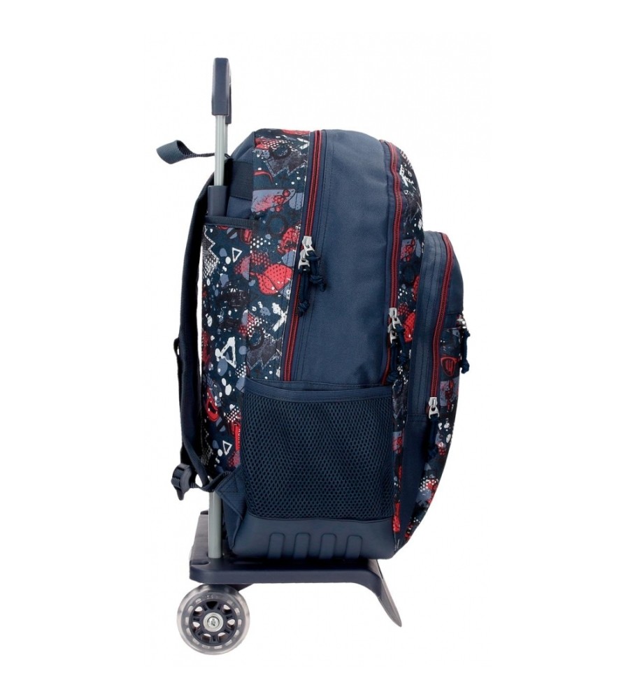 Sac à dos à roulettes pour école primaire cartable de qualité boutique pour enfant saint pierre ILE DE LA REUNION rentrée des classes écoles livraison 974 FREE MOVON garçon