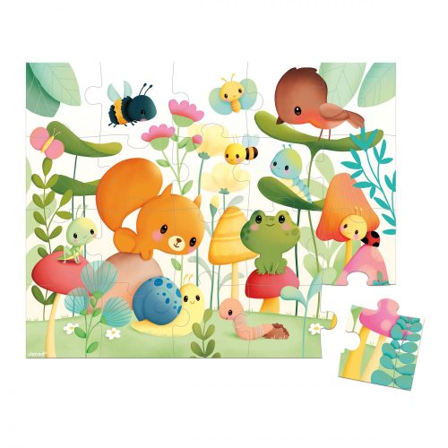 Puzzle 20 pièces LES COMPAGNONS DU JARDIN puzzle pour les petits de 2 ans jouet en bois pour enfant magasin de jouet saint pierre 97410 La Réunion 974