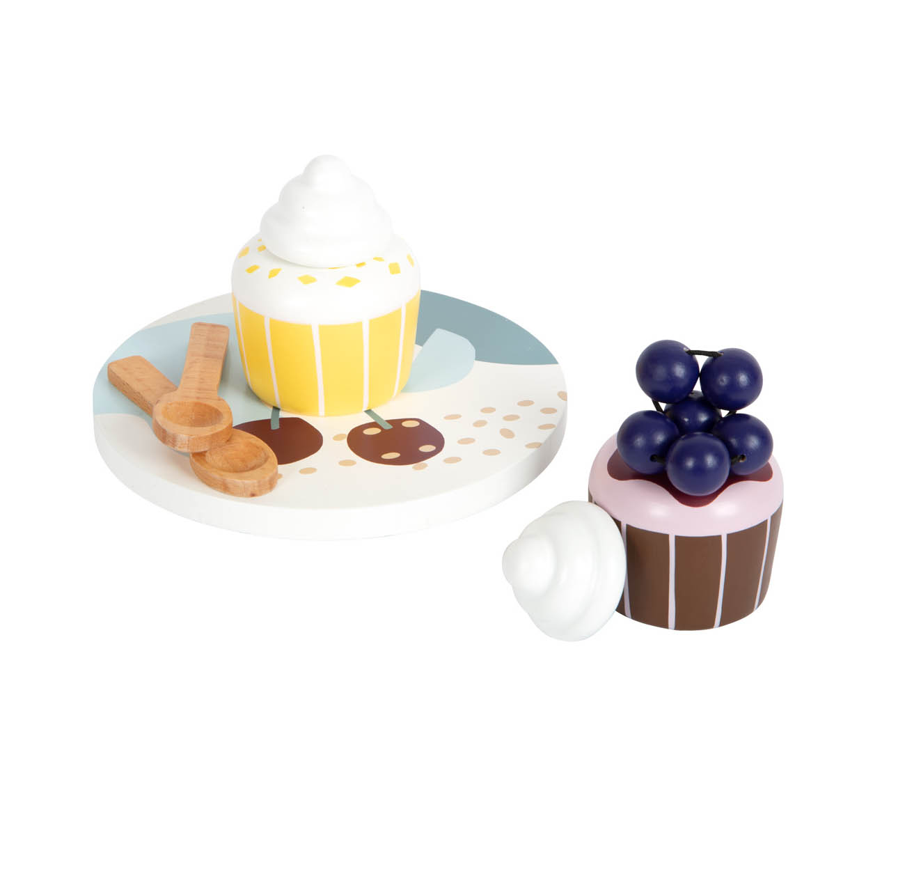 Set de café et de thé en bois jeu d'imitation boutique de jouets pour enfants saint pierre reunion livraison 974