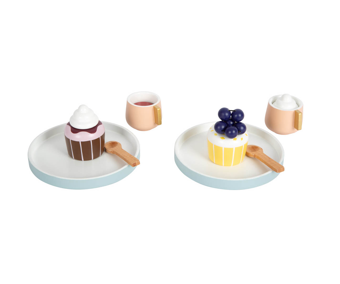 Set de café et de thé en bois jeu d'imitation boutique de jouets pour enfants saint pierre reunion livraison 974