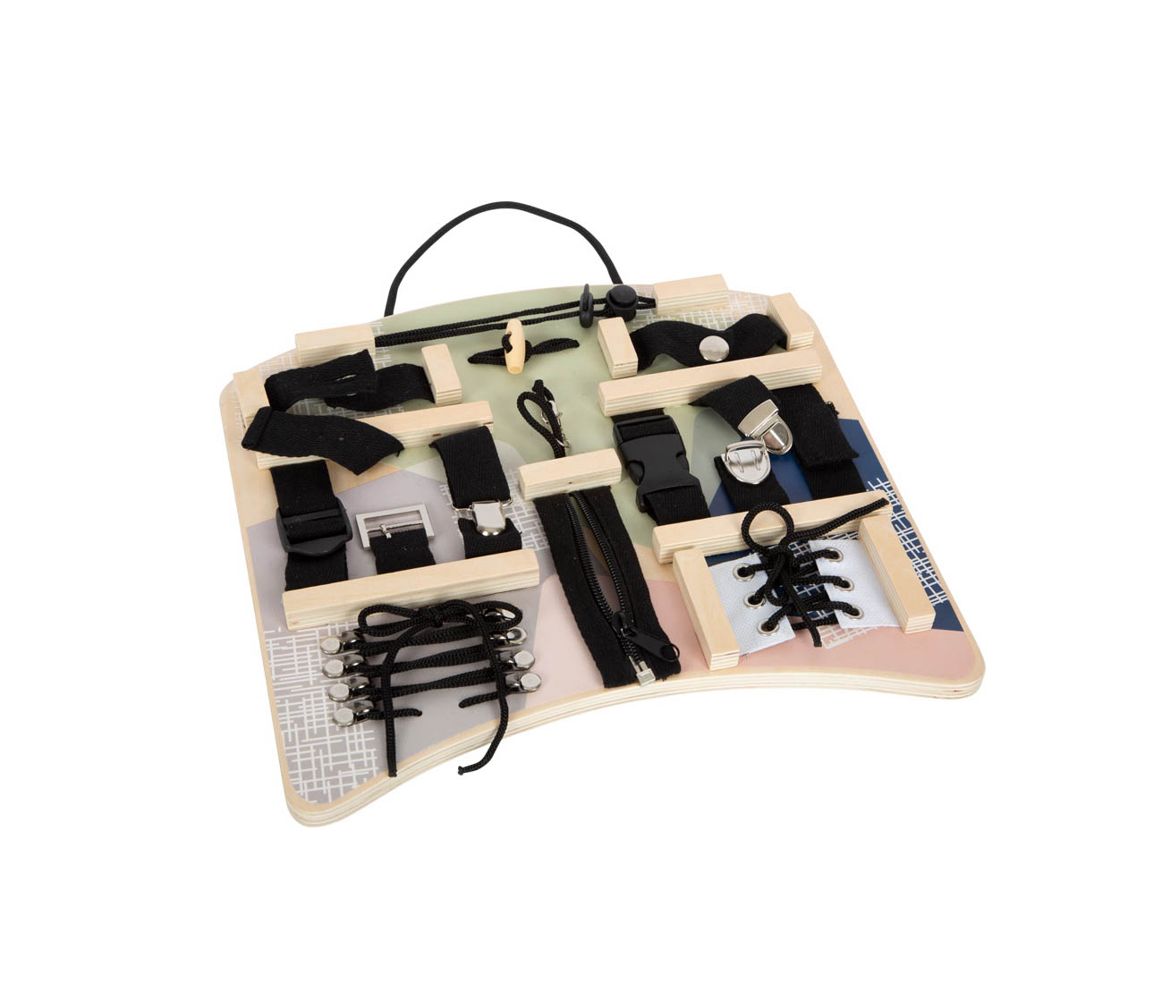 Planche de motricité Fermetures et Fixation EN BOIS boutique de jouets pour enfants saint pierre 97410 reunion livraison 974