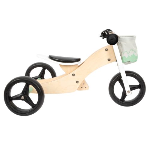 Draisienne ÉVOLUTIVE 2 EN 1 VERT SAUGE draisienne tricycle en bois boutique de jouets pour enfants saint pierre reunion livraison 974