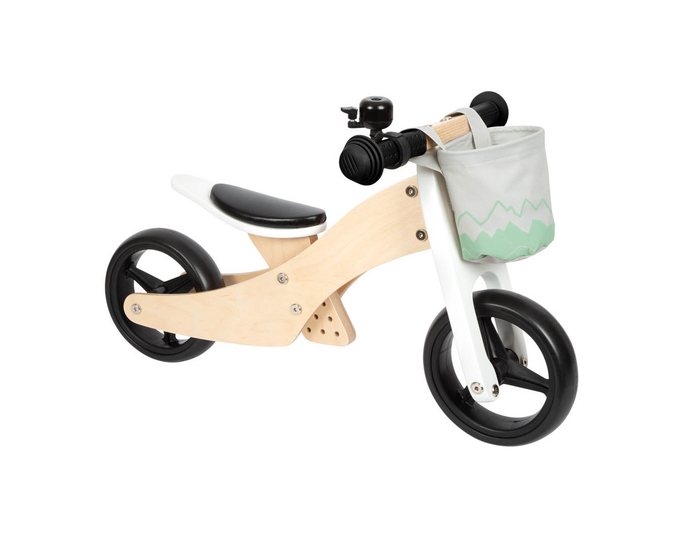 Draisienne ÉVOLUTIVE 2 EN 1 VERT SAUGE draisienne tricycle en bois boutique de jouets pour enfants saint pierre reunion livraison 974