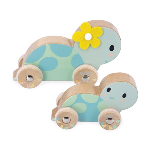 Set de 2 Tortues à Pousser PURE Boutique de jouets pour enfant Revendeur officiel JANOD livraison sur toute l'ile saint pierre Ste marie st Denis ile de la réunion 974