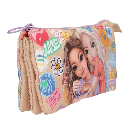 Trousse 3 compartiments DINO WORLD Rentrée des classes TOP MODEL boutique pour enfant saint pierre st denis ILE DE LA REUNION rentrée des classes écoles livraison 974 revendeur officiel