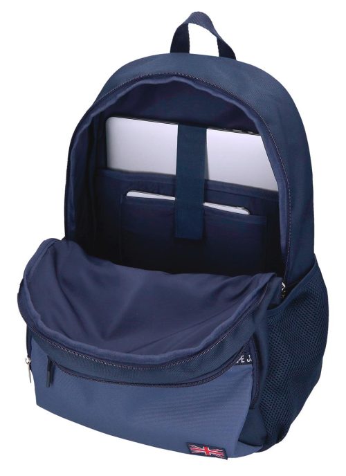 Sac scolaire pour un enfant en école primaire du CP au CM2 ou collège à roulettes amovible de bonne qualité et solide revendeur sac école boutique pour enfant st pierre st denis 974 ile de la reunion PEPE JEANS BLEU JEAN garçon