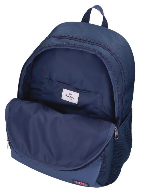 Sac scolaire pour un enfant en école primaire du CP au CM2 ou collège à roulettes amovible de bonne qualité et solide revendeur sac école boutique pour enfant st pierre st denis 974 ile de la reunion PEPE JEANS BLEU JEAN garçon