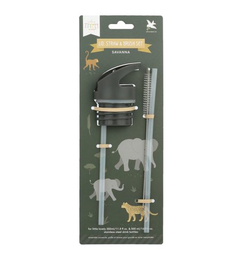 Set complet Bouchon, Paille et Brosse pour gourde (Plusieurs couleurs disponibles) accesoires gourdes pour enfant magasin saint pierre st denis reunion 974 livraison rentrée des classes