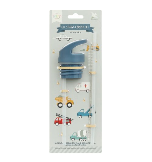 Set complet Bouchon, Paille et Brosse pour gourde (Plusieurs couleurs disponibles) accesoires gourdes pour enfant magasin saint pierre st denis reunion 974 livraison rentrée des classes